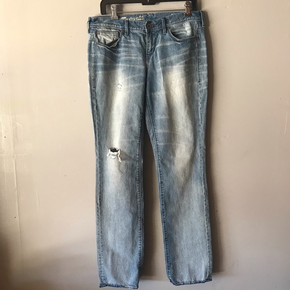 Madewell Y2K Low Rise Distressed Jeans